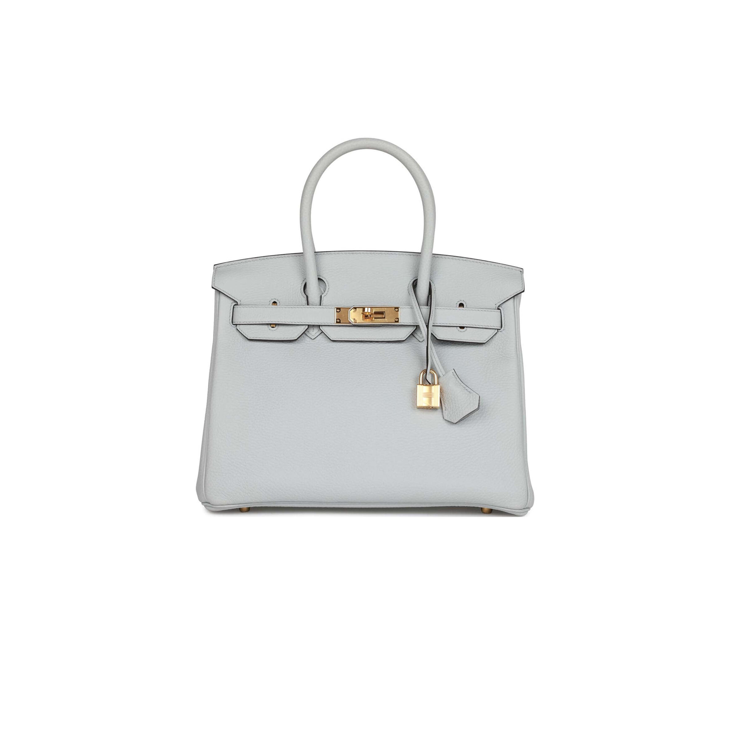 HERMES BIRKIN 30 CLEMENCE GOLD HARDWARE (30*22*16cm)